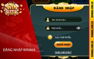 đăng nhập win868